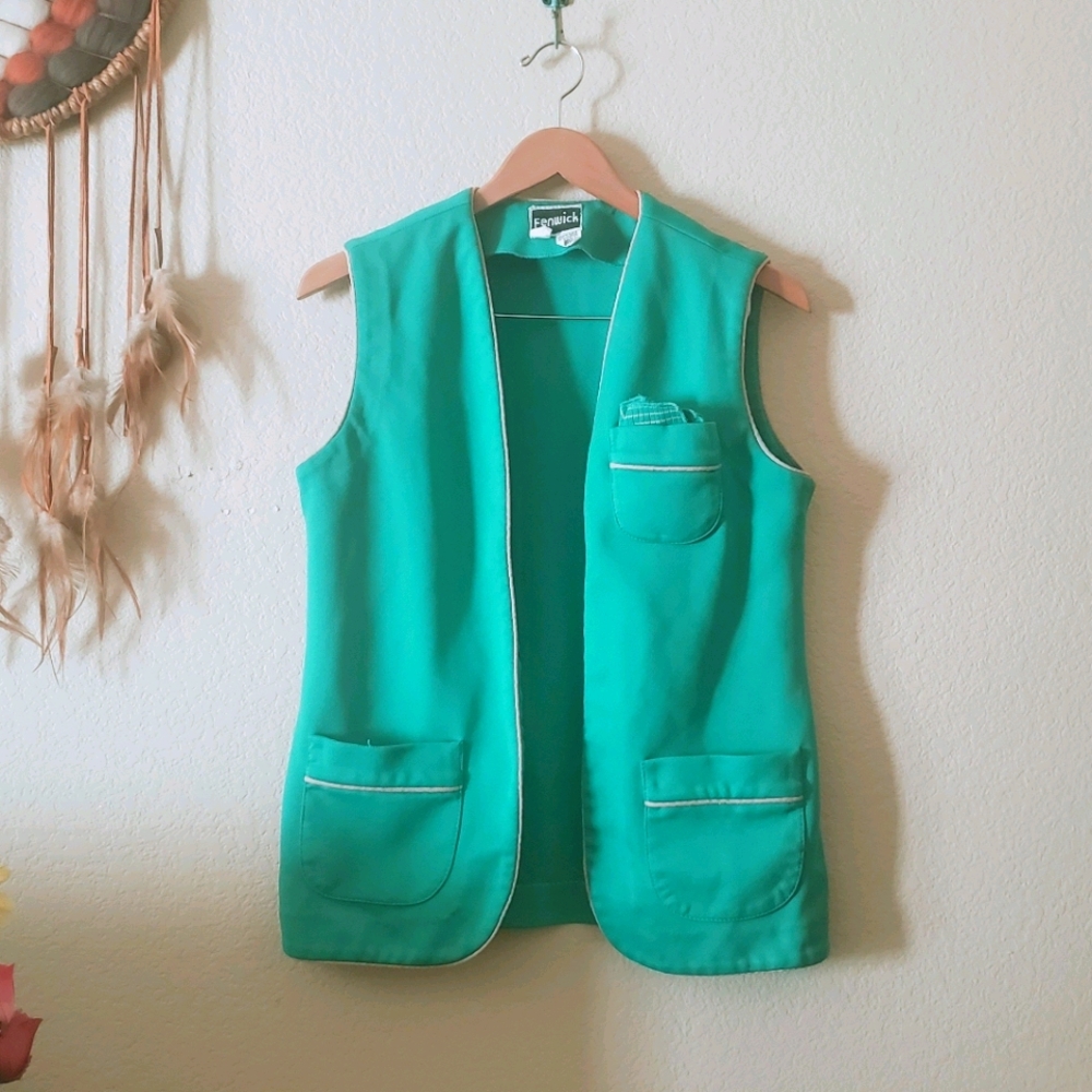 FENWICK green vest sz 12